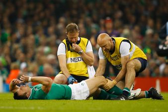 PIC: The view of Tommy Bowe’s knee post-surgery is not a pretty sight