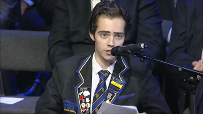 VIDEO: Schoolboy who was told he had weeks to live delivers incredible speech to classmates