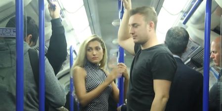 VIDEO: The very mixed reaction to this “groping social experiment” on the Tube