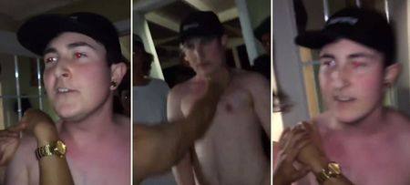 VIDEO: This guy acting the hard man at a house party was put in his place really fast