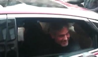VIDEO: Two Cork girls’ funny reaction to seeing George Clooney in real life