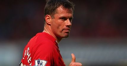 VIDEO: Jamie Carragher gives great response to the fans booing him at Old Trafford yesterday