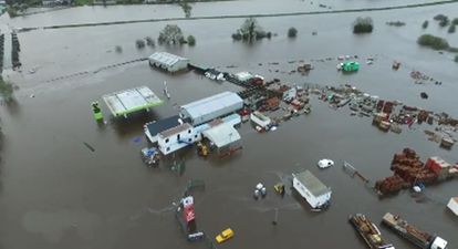 VIDEO: Unbelievable drone footage of the terrible flooding in Donegal and Tyrone