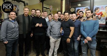 EXCLUSIVE: Watch the moment Mark Wahlberg and Will Ferrell gave Irish dads the surprise of their lives