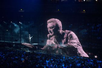U2 paid tribute to Paris victims at Belfast show last night