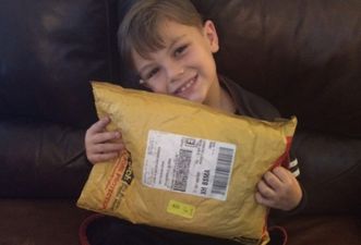 A boy who donated his piggy bank to a vandalised mosque got a lovely thank you from the Muslim community