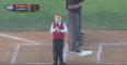 VIDEO: Kid gets hiccups singing the national anthem but still produces a great performance