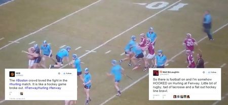 TWEETS: The Dublin v Galway brawl at Fenway Park increased some Americans’ enjoyment of hurling