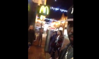 VIDEO: Footage of a Nigerian comedian having his hat stolen in Limerick is getting a major reaction on Facebook