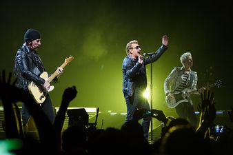 VIDEO: Bono recites lyrics to a new song he has written as a tribute to Paris