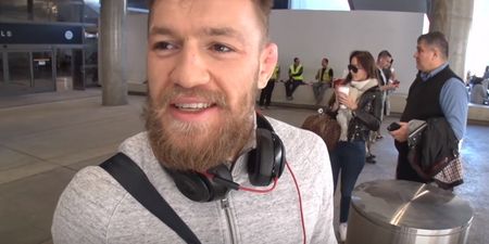 VIDEO: Conor McGregor has a very blunt and sweary message for Donald Trump