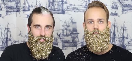VIDEO: Meet the latest craze in facial hair – the Glitter Beard – yes, we know