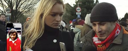 VIDEO: This Manchester United fan gives other Manchester United fans a bad name