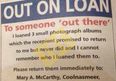 PIC: A very forgetful woman is putting the ad section in The Dungarvan Leader to good use