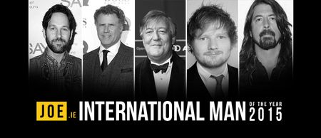 JOE Men of the Year Awards 2015: International Man of the Year