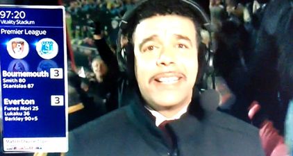 VIDEO: Chris Kamara messed up a perfect live TV moment on Soccer Saturday