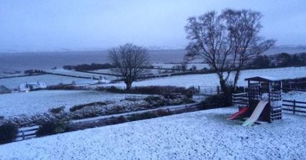 Snow is on the way in some parts of Ireland today