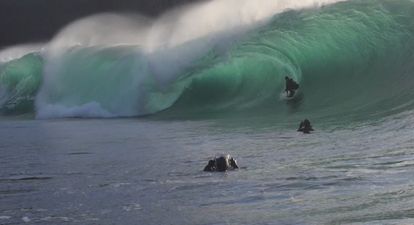 VIDEO: Incredible footage of surfers taking on massive waves at the Cliffs of Moher