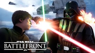 Ireland rugby star Mike Ross tries out the new Star Wars Battlefront game