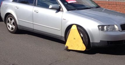 PIC: The clampers had a field day outside the Mumford and Sons gig at the 3 Arena