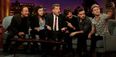 James Corden plays ‘Tattoo Roulette’ with Harry Styles – and wins