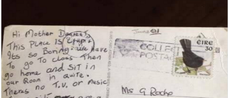 PIC: “I danced with a girl who looked like Satan” – this 2001 postcard sent from the Gaeltacht is priceless
