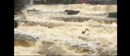 VIDEO: Incredible footage of kayakers enjoying today’s weather in Ennistymon