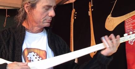 VIDEO: A guy in France made an electric guitar out of a hurley and it sounds amazing