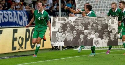 PIC: A brilliant photo of John O’Shea wearing a Liverpool jersey as a schoolkid in 1990