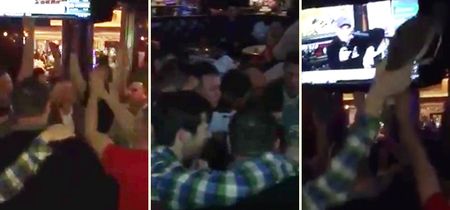 VIDEO: Footage of a huge party in Las Vegas where shoes are off for the boy in green