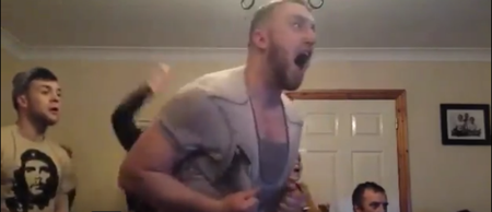 VIDEO: This Irish man was so excited to see McGregor win he turned into The Incredible Hulk