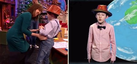 VIDEO: The Evelyn Cusack fanboy from the Toy Show makes his weather presenting debut