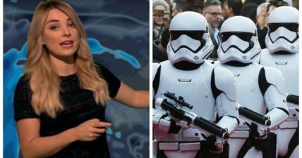 Weather presenter gets 12 Star Wars puns into her 40 second broadcast