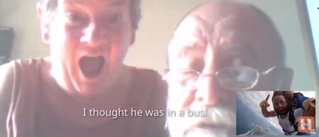 VIDEO: This Irish man abroad Skyped his parents while skydiving