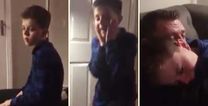 VIDEO: Irish kid cries tears of joy as his parents reveal his early Christmas present