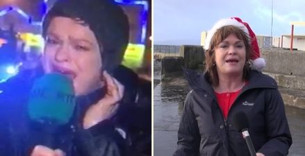 VIDEO: Teresa Mannion returns to the scene of her famous report for a great cause