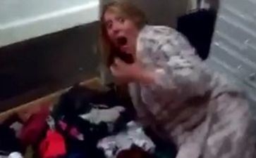VIDEO: Irish guy welcomes his sister home from Abu Dhabi by scaring the life out of her