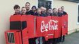 PIC: The guys that dressed up as the Coca-Cola truck for the 12 pubs are having the craic around Dublin