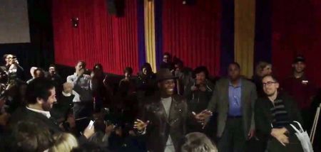 VIDEO: Sound man John Boyega surprises fans at Star Wars screenings in New York