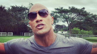 VIDEO: The Rock has posted a festive message of him and his “fine women”