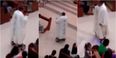 VIDEO: Priest suspended after saying mass while riding around on a hoverboard