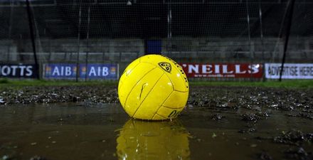 PICS: This GAA pitch in Cork is so flooded you can barely see the crossbar