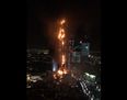 VIDEO: Footage of the damage done to the Dubai hotel that went on fire on New Year’s Eve