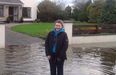 PIC: This girl is stuck in the flood in Galway and needs a tractor to get to placement