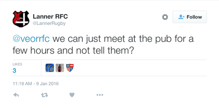 PIC: Whoever is running the Twitter account for this English rugby club deserves an award