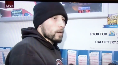 VIDEO: Guy gives very inappropriate response to what he’d do if he won the powerball