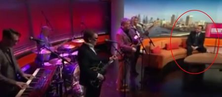 VIDEO: Band change lyrics of song to attack David Cameron while performing in front of him live on BBC
