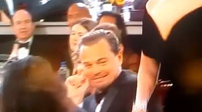 VINE: DiCaprio gets the jitters near Lady Gaga while Jim Carrey and Tom Hanks steal the show