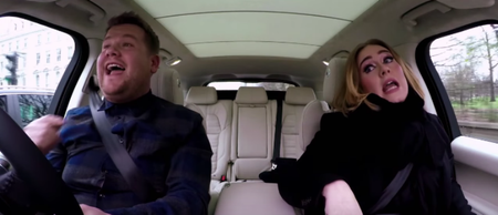VIDEO: James Corden’s Carpool Karaoke with Adele might be the best one yet