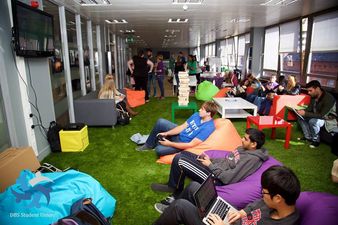 FIFA, Google-esque common areas and indoor grass: Student life in DBS is a little different these days
